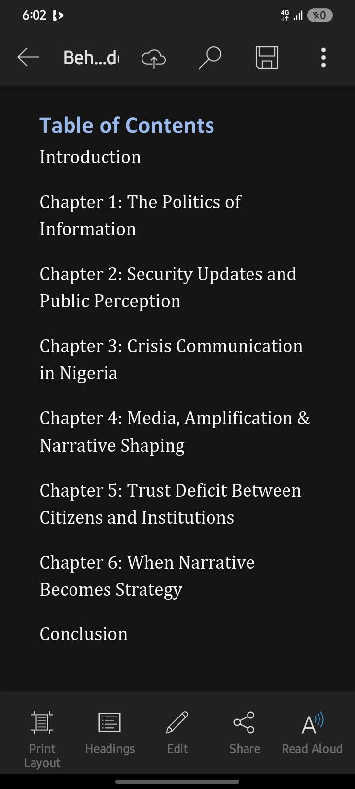 Every great idea begins as a thought. Today, it's a table of contents. Tomorrow, it could be a book...