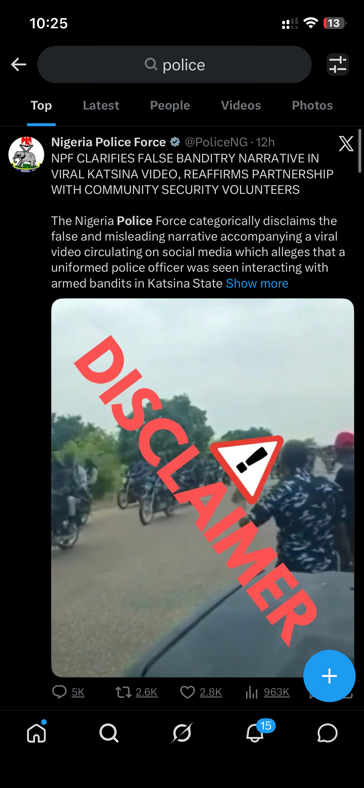 It would have been more convincing if the Nigerian Police had simply claimed the video was AI-genera...