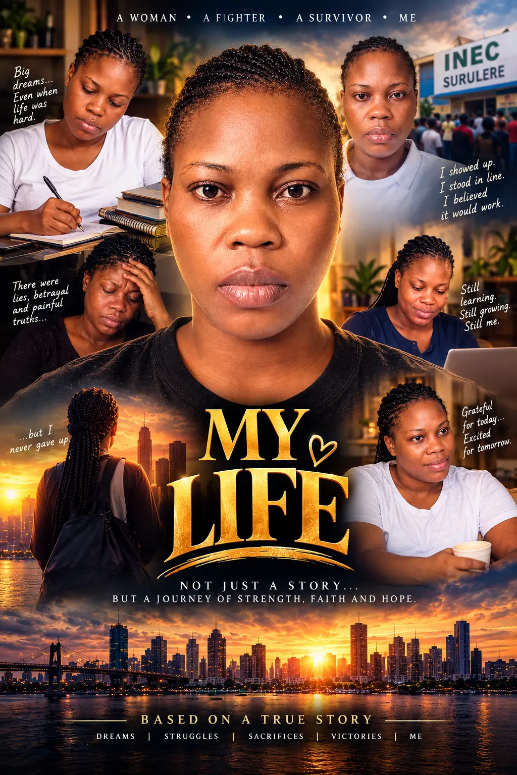 Go to Chatgpt, attach your picture and type: " Create a movie poster of my life."
You'll see a whol...