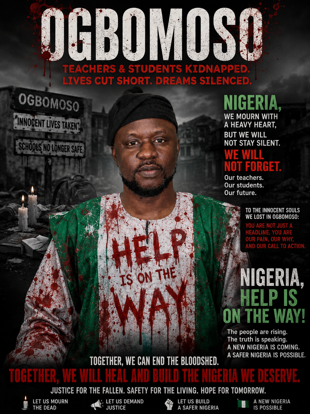 NATIONAL ADDRESS TO NIGERIANS ON THE TRAGEDY IN OGBOMOSO, INSECURITY, AND THE HOPE OF A NEW NIGERIA...