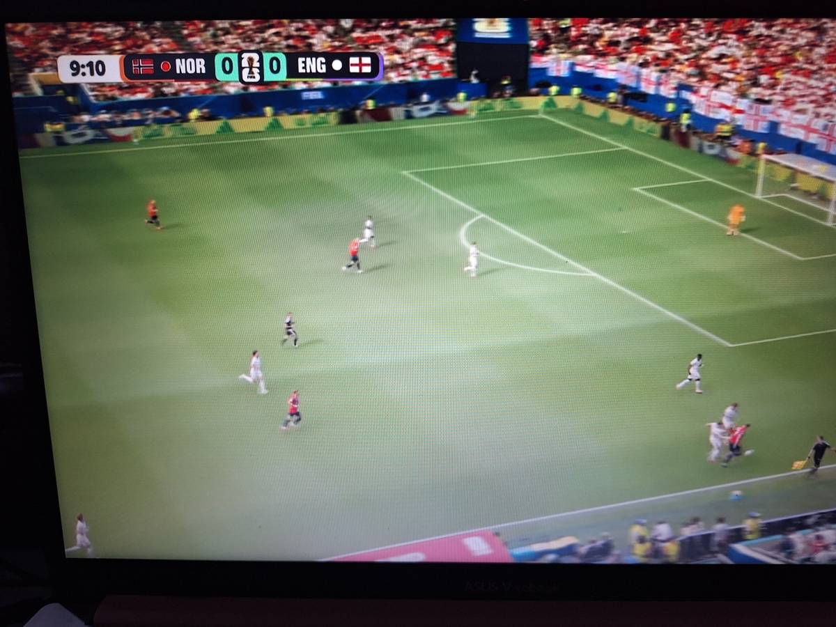 I'm not going to say which team I support today because when I do, the other team always ends up win...