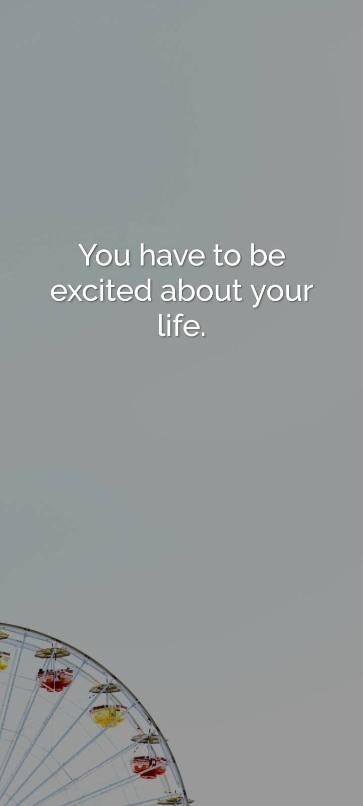 BE EXCITED 😊