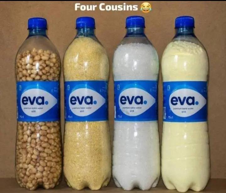 As a Nigerian, you understand what this four cousins are but let me hear it from you @lekeelekee Fa...