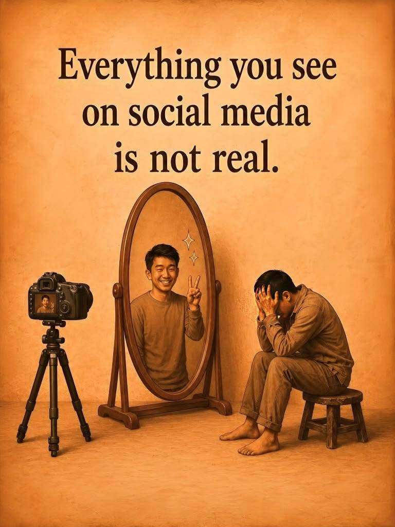 I HAVE BEEN LOOKING AT THIS AND TEACHING MYSELF IN MANY WAYS ๐๐ THE SOCIAL MEDIA IS NEVER REAL IN...