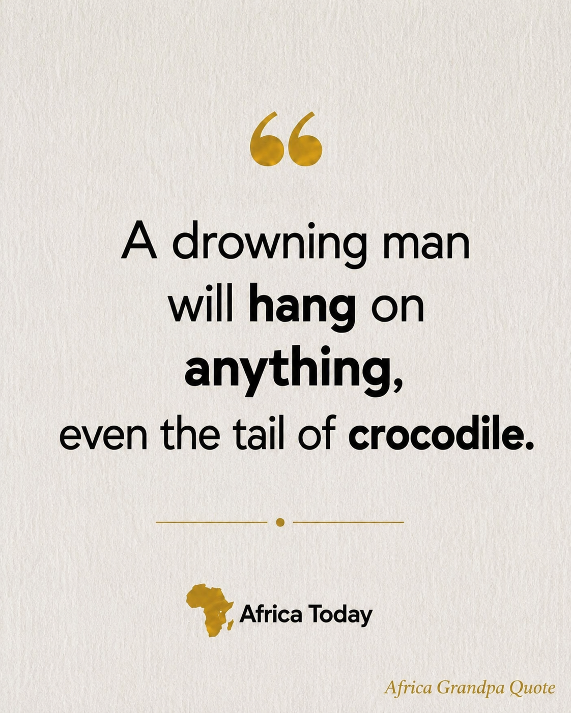 🔥 HAPPY WEDNESDAY, LL FAM! 🌅 DON'T LET DESPERATION CHOOSE FOR YOU!
A drowning man will hang onto...