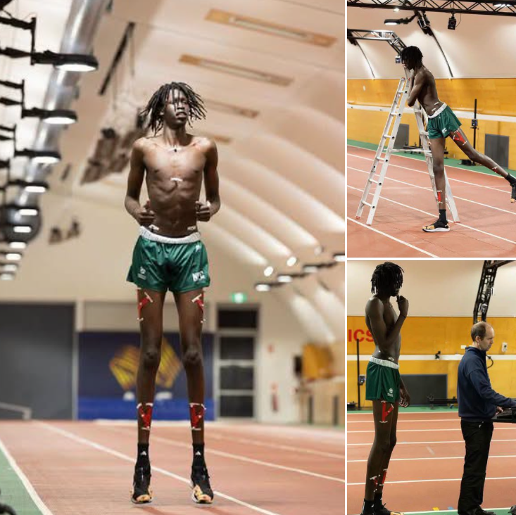 Meet Jongkuch Mach, a 17-year-old South Sudanese-Australian basketball talent standing at an impress...