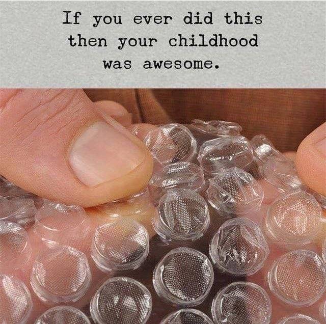 DID YOU DO THIS IN YOUR CHILDHOOD.
SOME ADULTS STILL DO IT .
