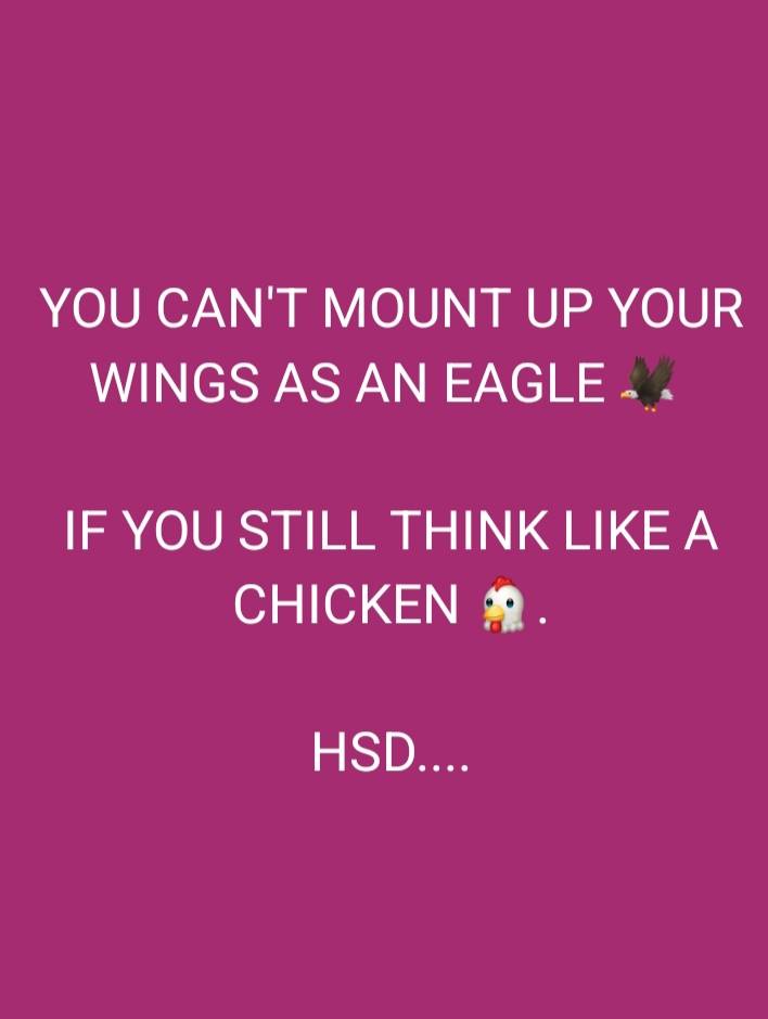 Afternoon Sunday Fam
My post is simply trying to say that if you want to fly like an eagle ๐ฆ
you mu...