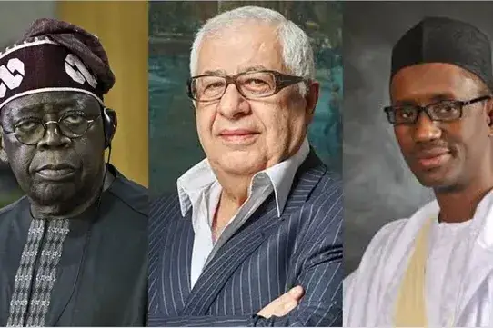 The man at the middle (Gilbert chagoury), was in not clean financial issues during Abacha era, along...