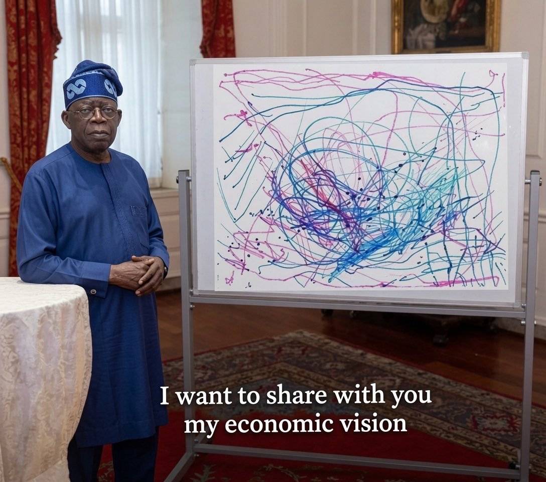 Man was born tabular rasa and is still tabular rasa ......lol .one chance naija got herself into.......