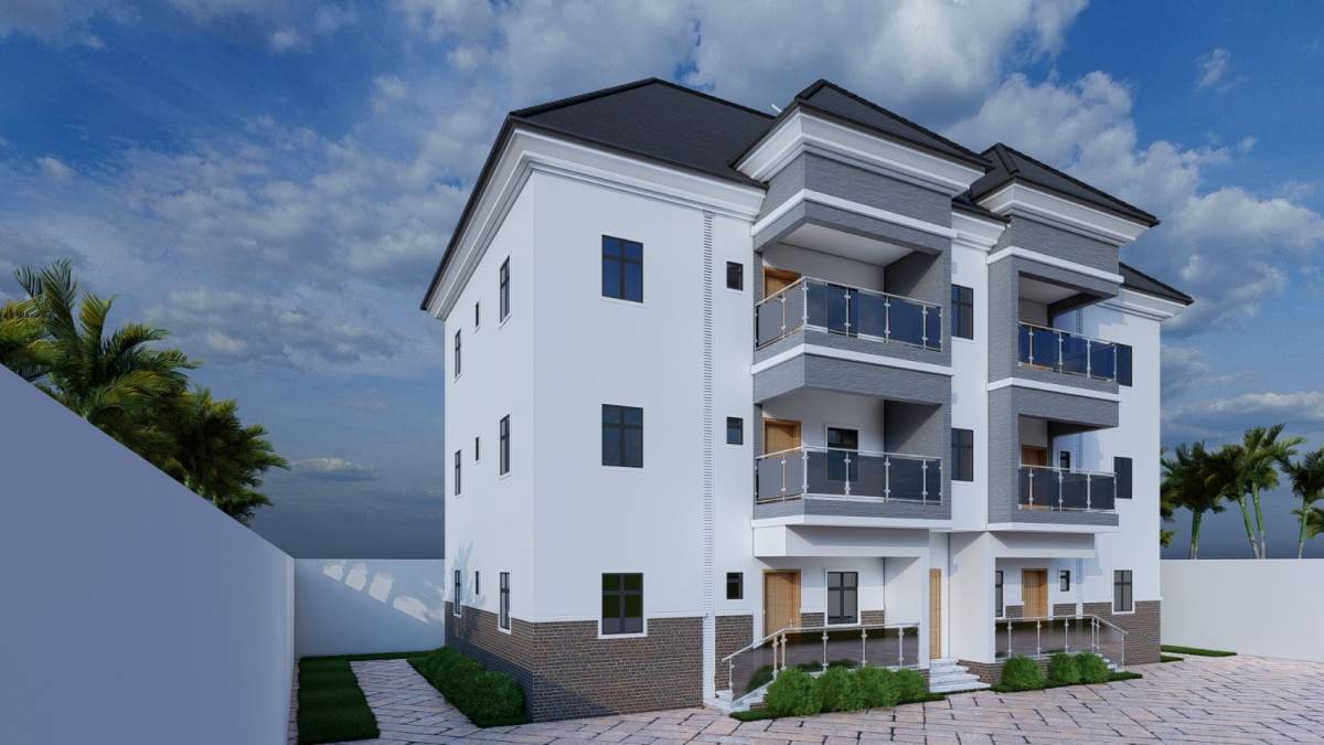 #Victech Engineering Services.
✓Proposed 2 storey building, 6 flats of 2 bedroom each at Asaba. Comi...