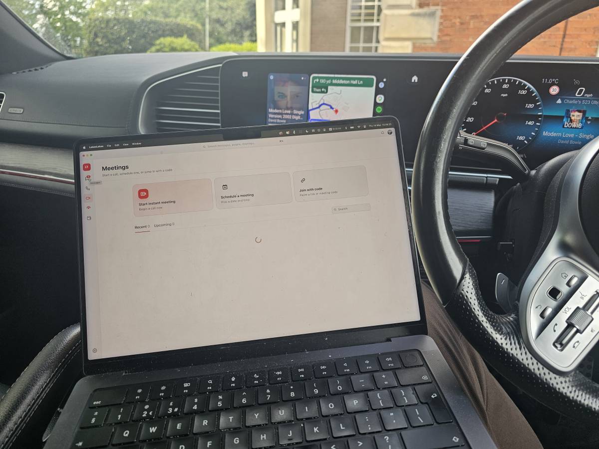 We don't stop even on the one day a week we have to do the school run....debugging the desktop app w...