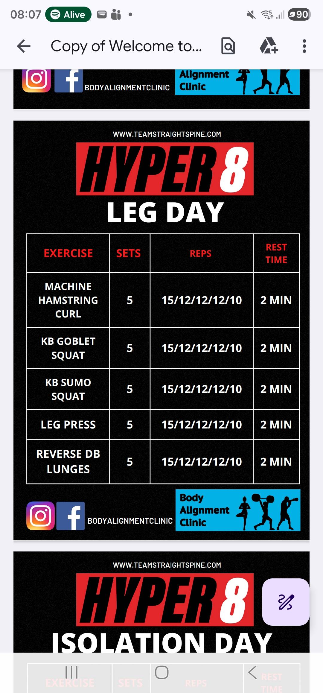 If you are gym goer and want to give your legs a crack, give this one a go....it's miserable. 🤣🤣😫