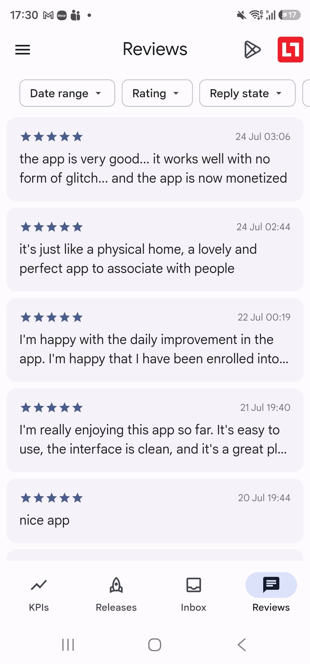 Massive well done to @akumar for this feedback on Google reviews. Ashwani looks after our Android de...