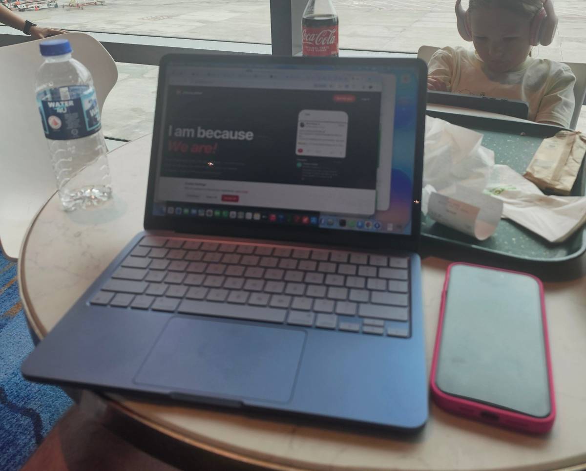 The sheer stress of your laptop dying when you need it for everything and about to jump on a plane w...