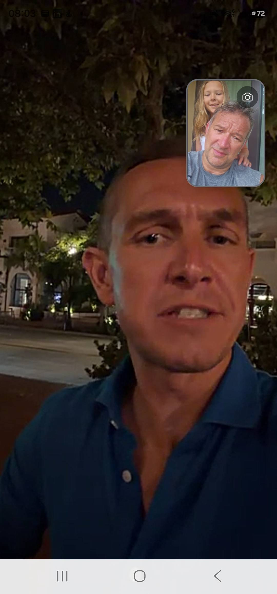 Darren who is in California and myself in Dubai having a quick catch-up, started off using WhatsApp...