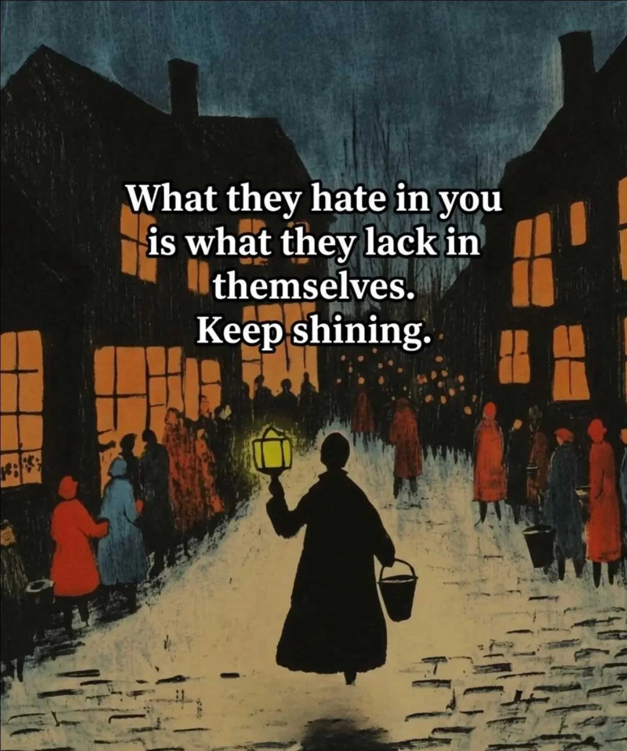 What they hate in you is often what they wish they’d allowed in themselves.
Keep shining. Some peop...