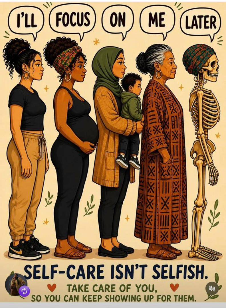 Please self care is not selfishness.