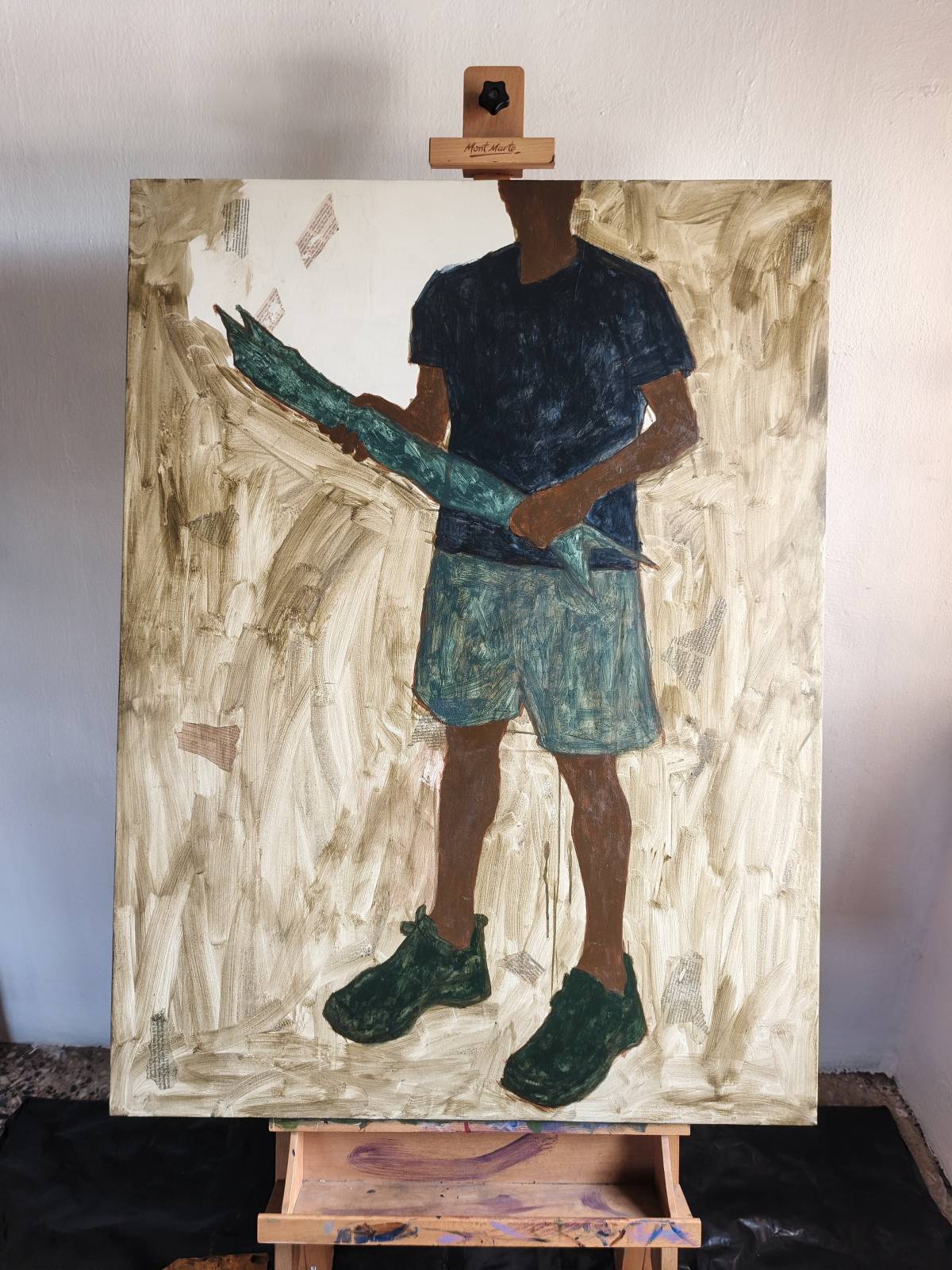 Studio today💐💐😘.
.
.
" Ọlọ́dẹ àná ò f'ẹnu p'ẹran "
.
.
Work in progress
#art #mentalhea...