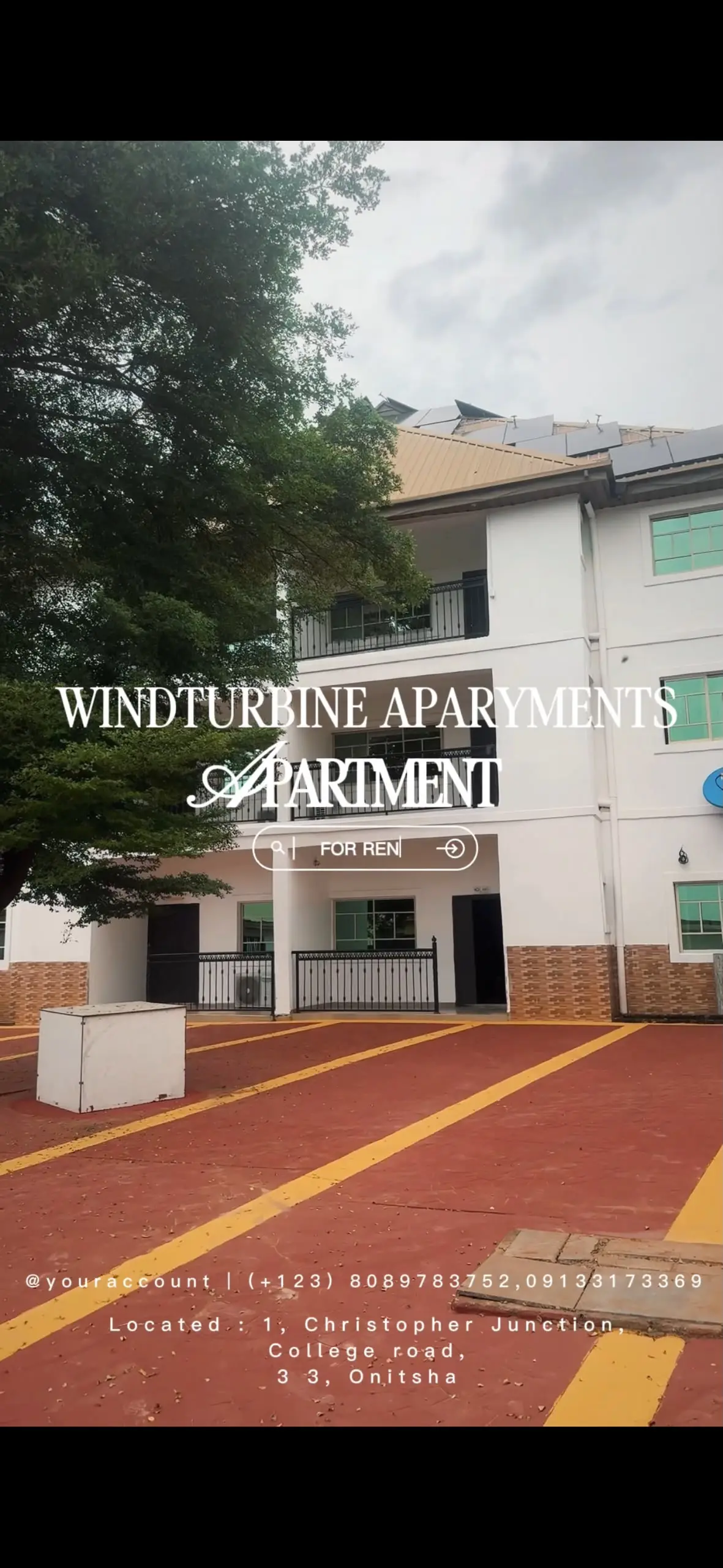 Welcome to a new world, luxurious apartments newly opened in the city of Onitsha .. like NEVER BEFOR...