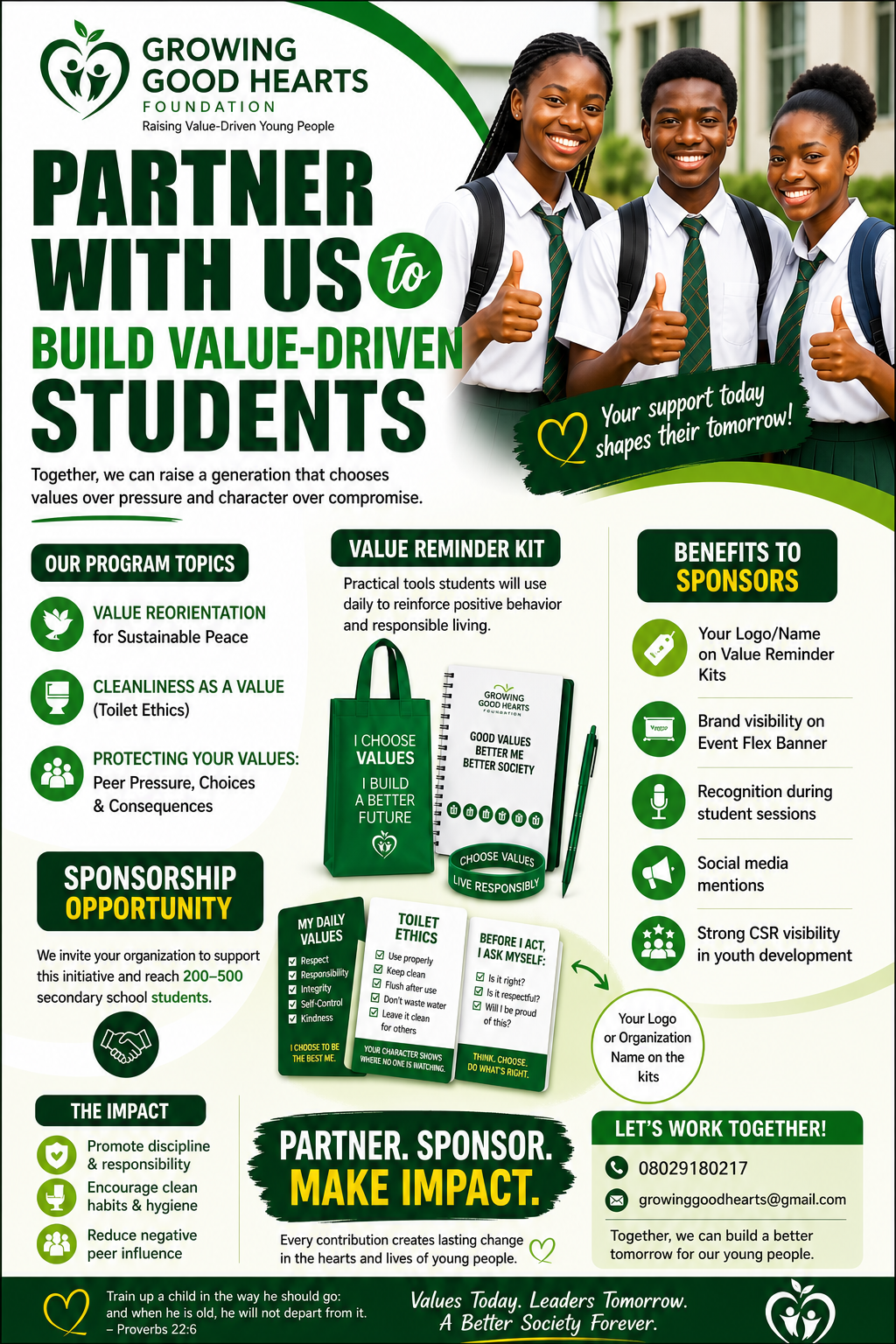 HELP US REACH 200 STUDENTS
We are counting down.
In a few days, we will be standing before hundreds...