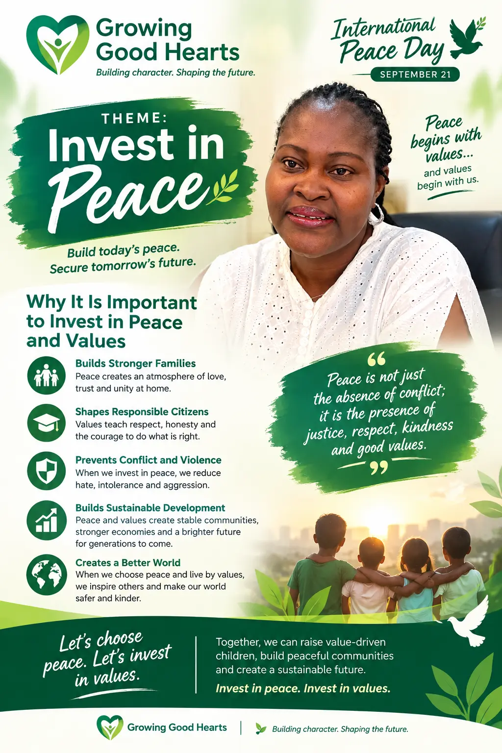 WHAT IF THE PEACE WE ARE PRAYING FOR… IS THE PEACE WE HAVE FAILED TO TEACH?
Today, as the world mar...
