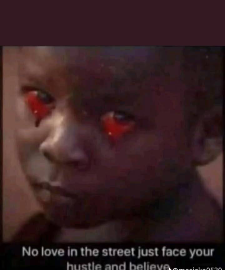 Na money day make my eyes day Red