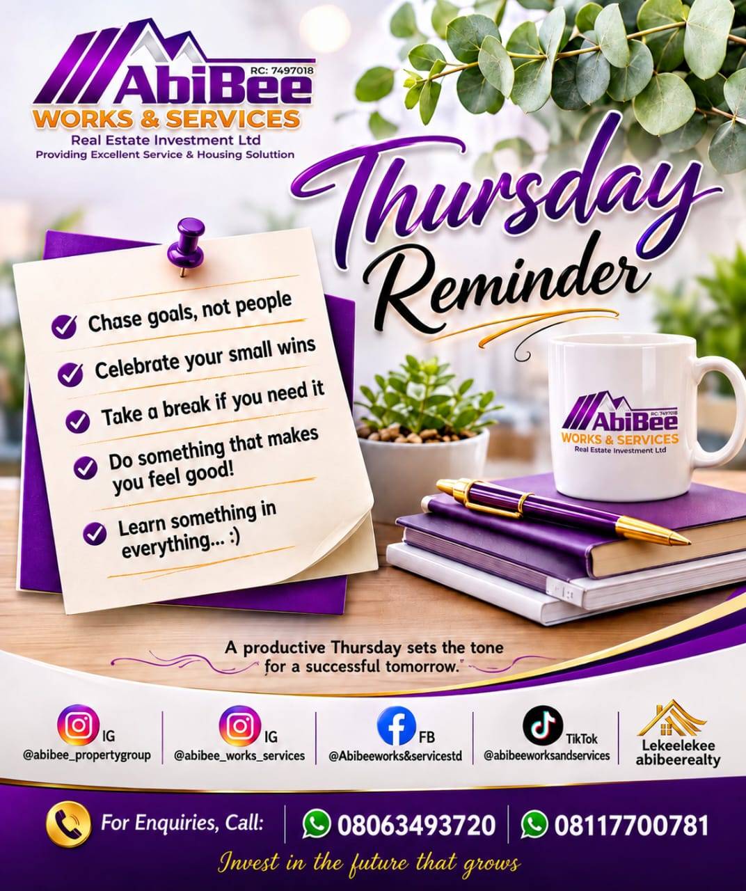 This Thursday is your chance to turn dreams into plans and plans into reality.