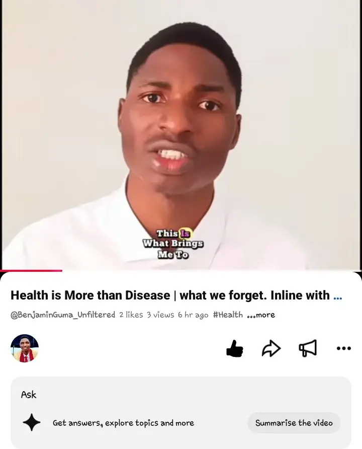 I published a 4min video on YouTube that explains the aspect of our lives we often neglect and why h...