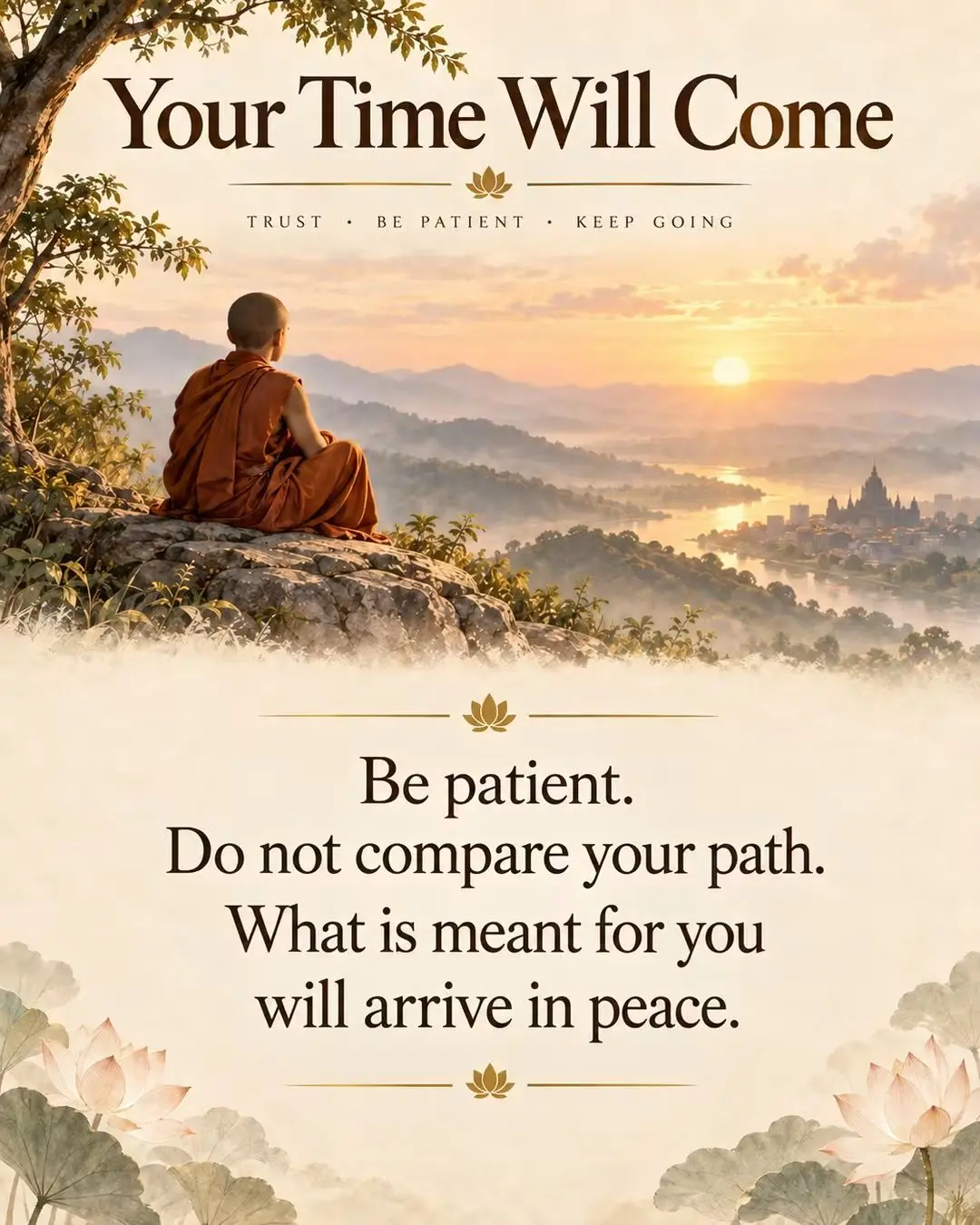 Let patience be in our minds and hearts today.
Good morning sweet family