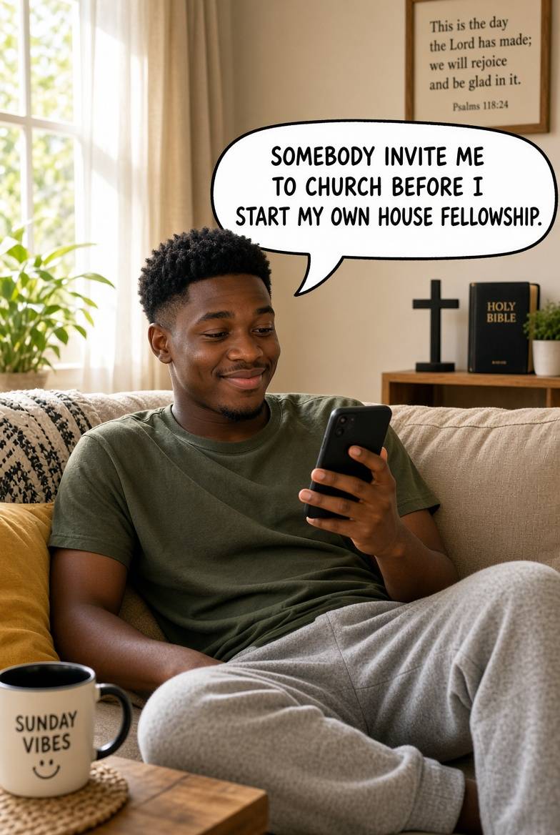 Happy Sunday people βοΈ
Somebody please invite me to church before I start my own house fellowship π...