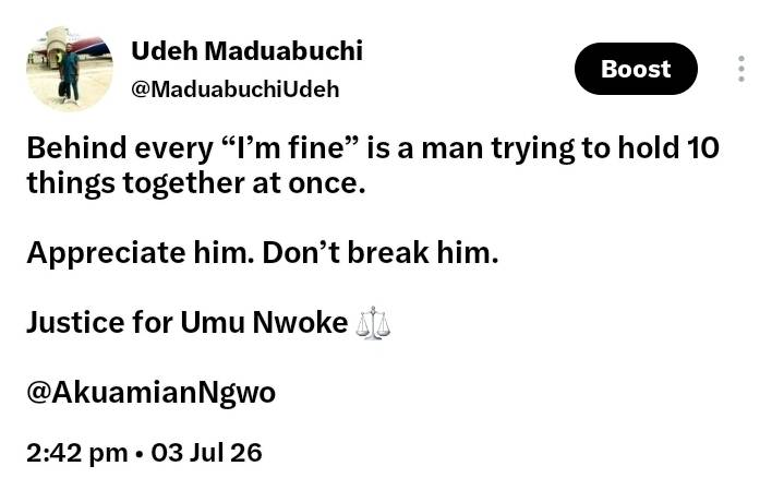 Justice for Umu Nwoke