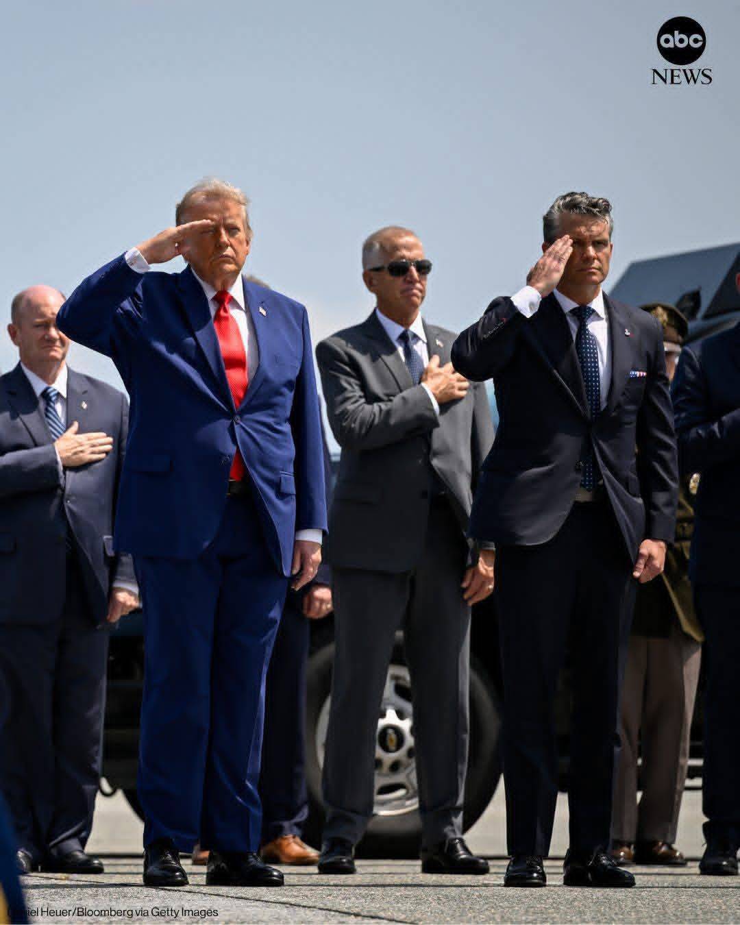 President Trump traveled to Dover Air Force Base in Delaware on Wednesday to attend a dignified tran...