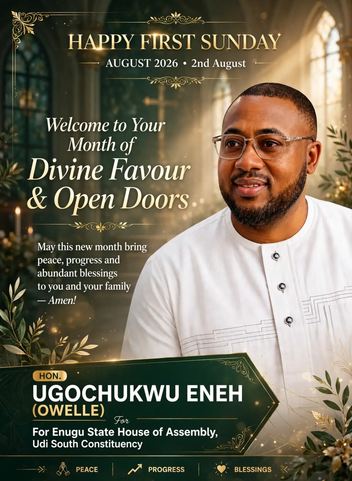 My Beloved Ndi Udi South and my great NDC Family,
With a heart full of love and deep gratitude, I,...