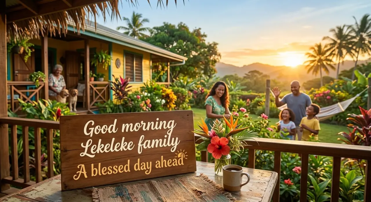 Good morning my people