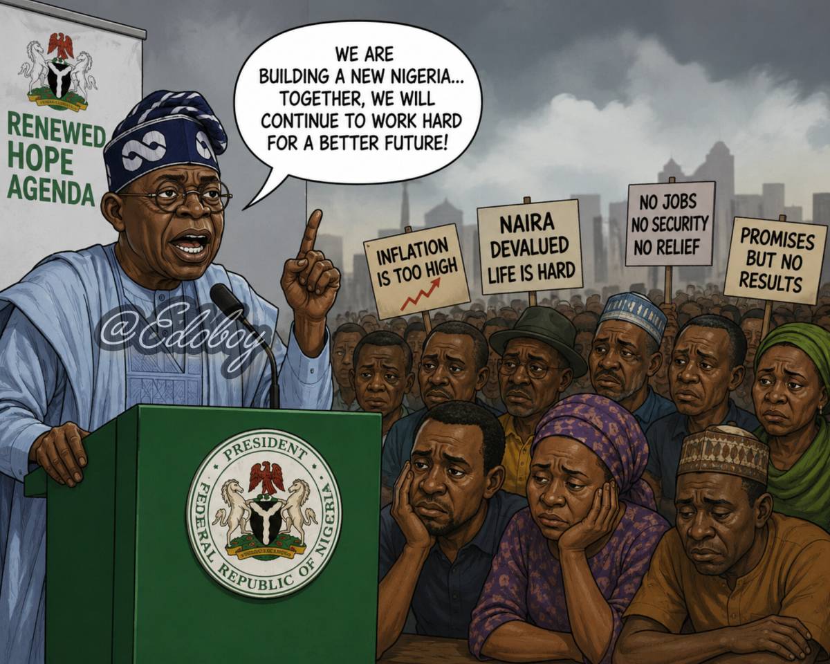 The reality of the Bola Ahmed Tinubu administration in the past three years:
1. Removal of fuel sub...