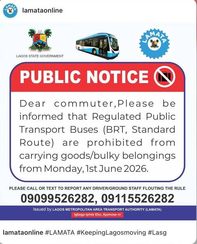Lagosians, let's adhere.
E fit get why.
#NaijaPride #Trending #LekeeLekee #Viral #Nigeria