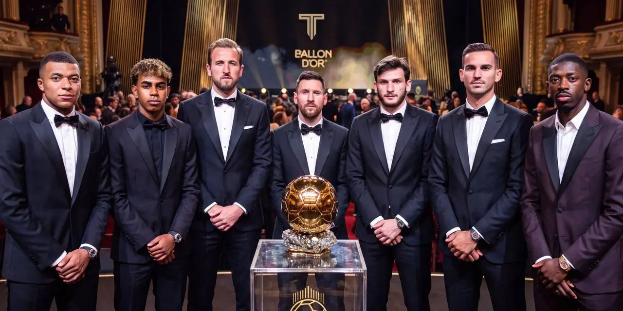 The Ballon d'Or top candidates and trophies they won:
Kylian MbappΓ©
β No trophies
Lamine Yamal
π...