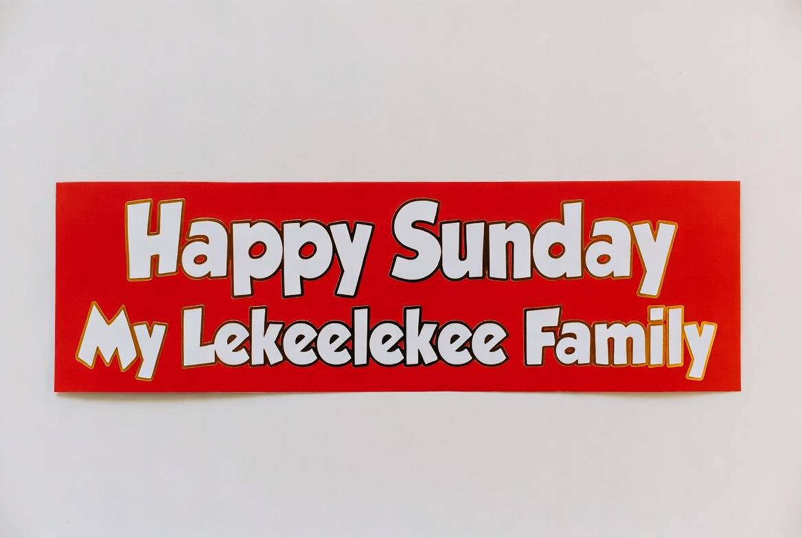 Happy Sunday, My Lekeelekee Family.
May today usher in great joy and fullfil all your heart desires...