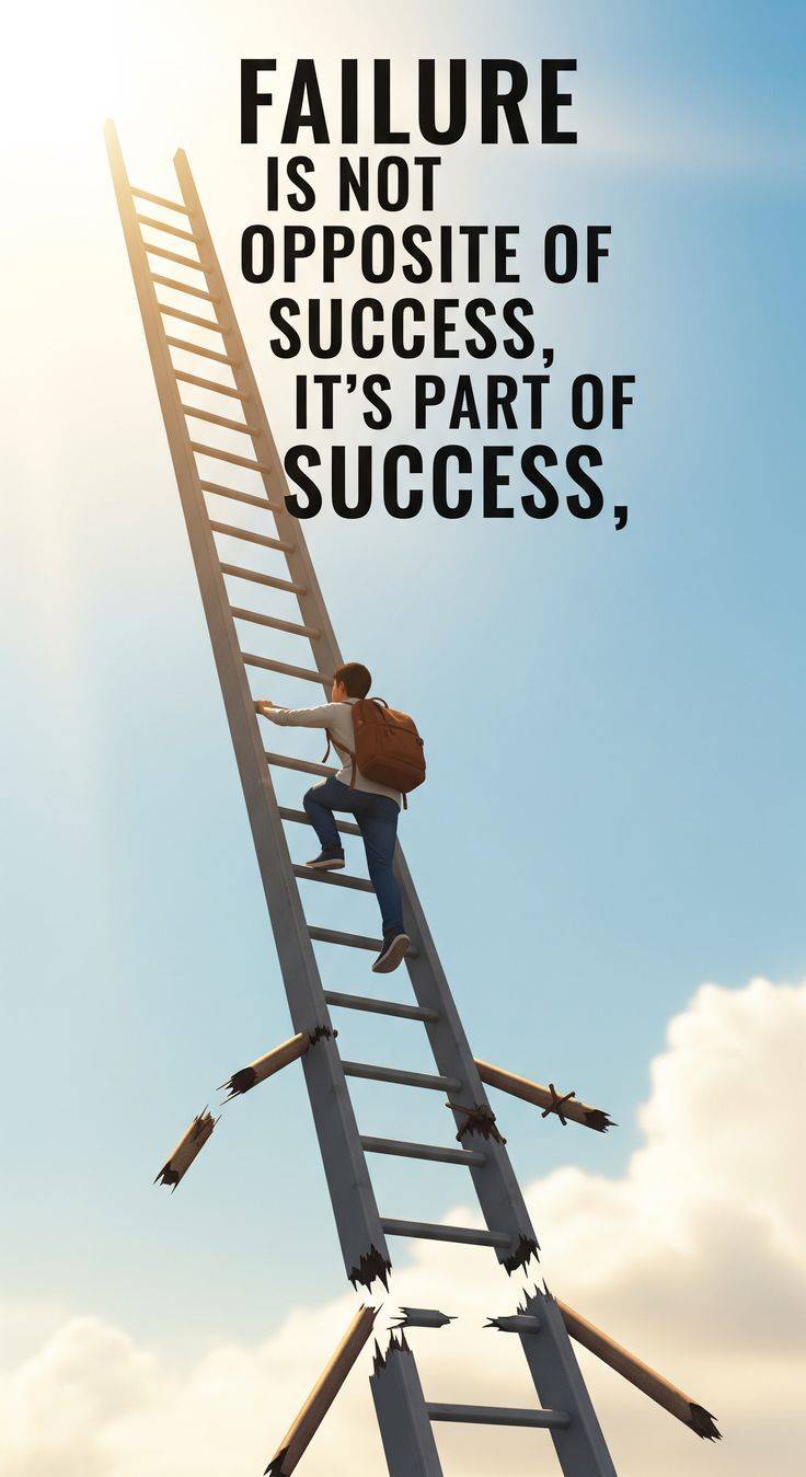 THE BEAUTY OF FAILURES
Failure is not the interruption of your journey—it is the architecture of it....