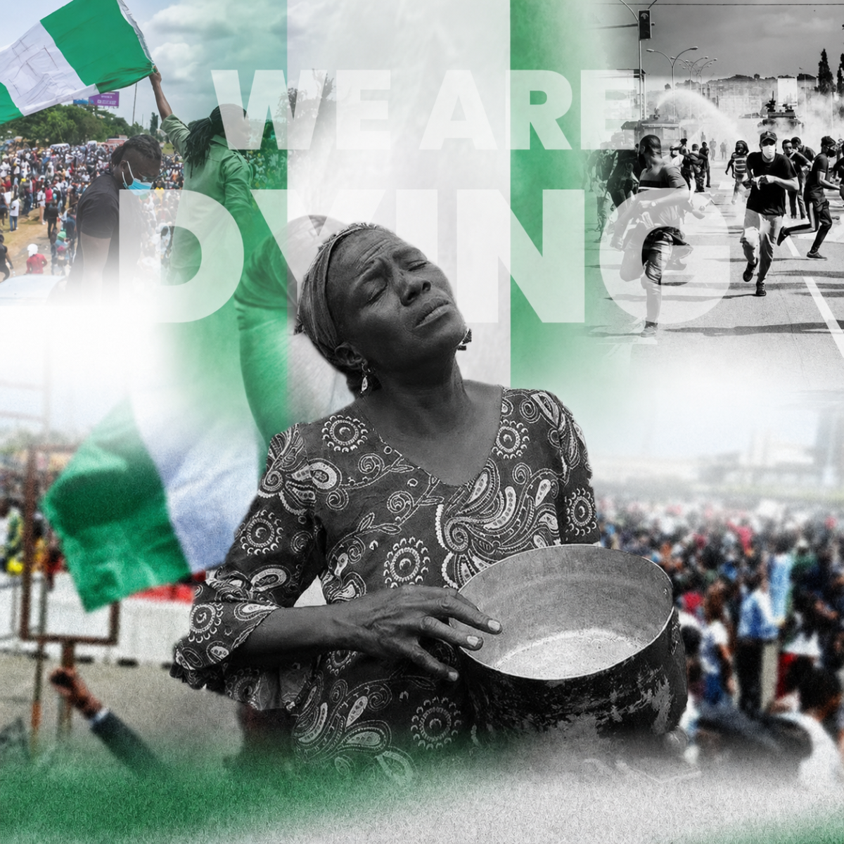 A GIANT LIMPS IN PAIN.
Nigeria was never created to suffer!
From the very beginning,
she was born...