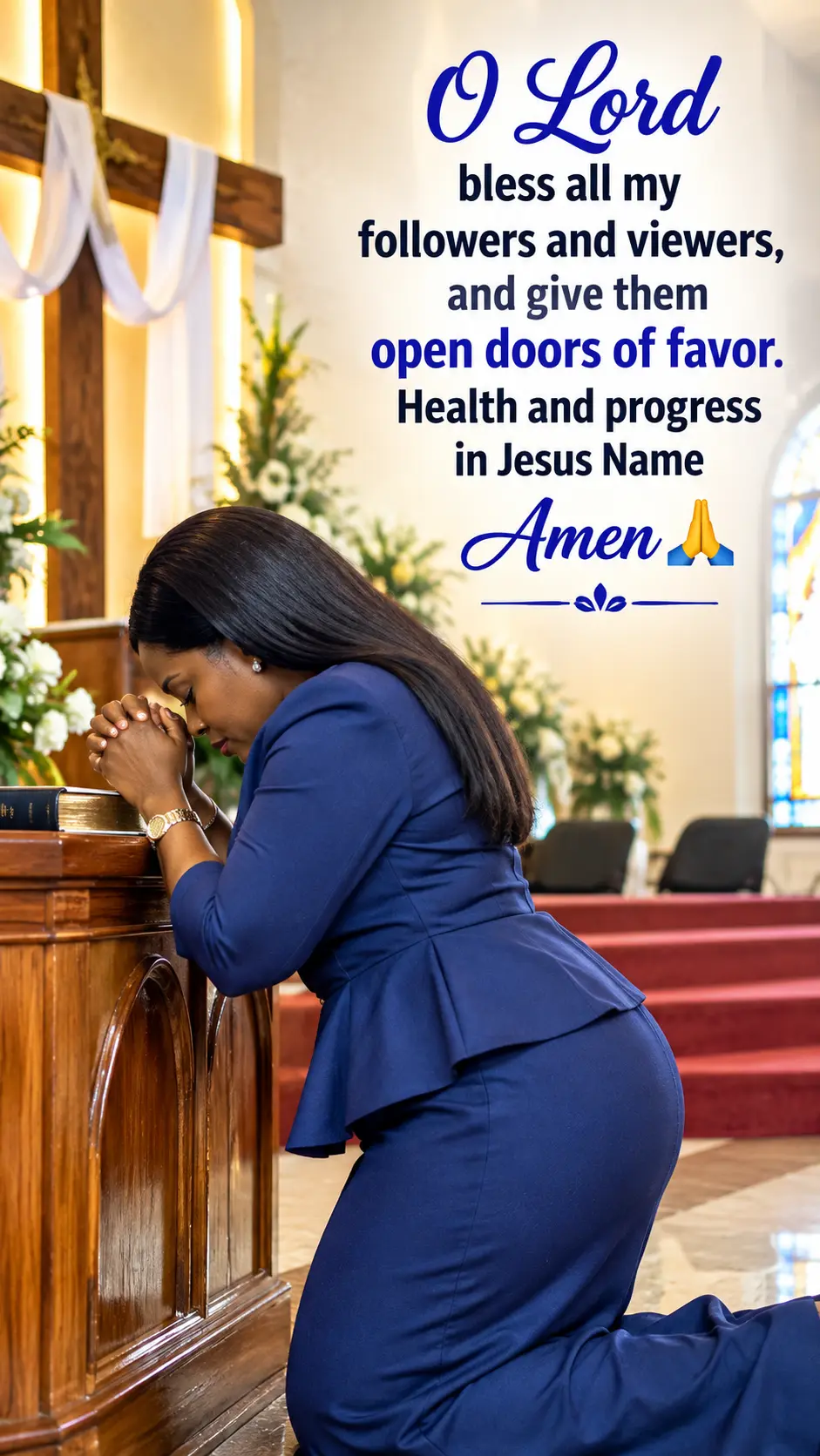 Pray is the key to all doors. O Lord bless my followers and open all good doors for them in Jesus Na...