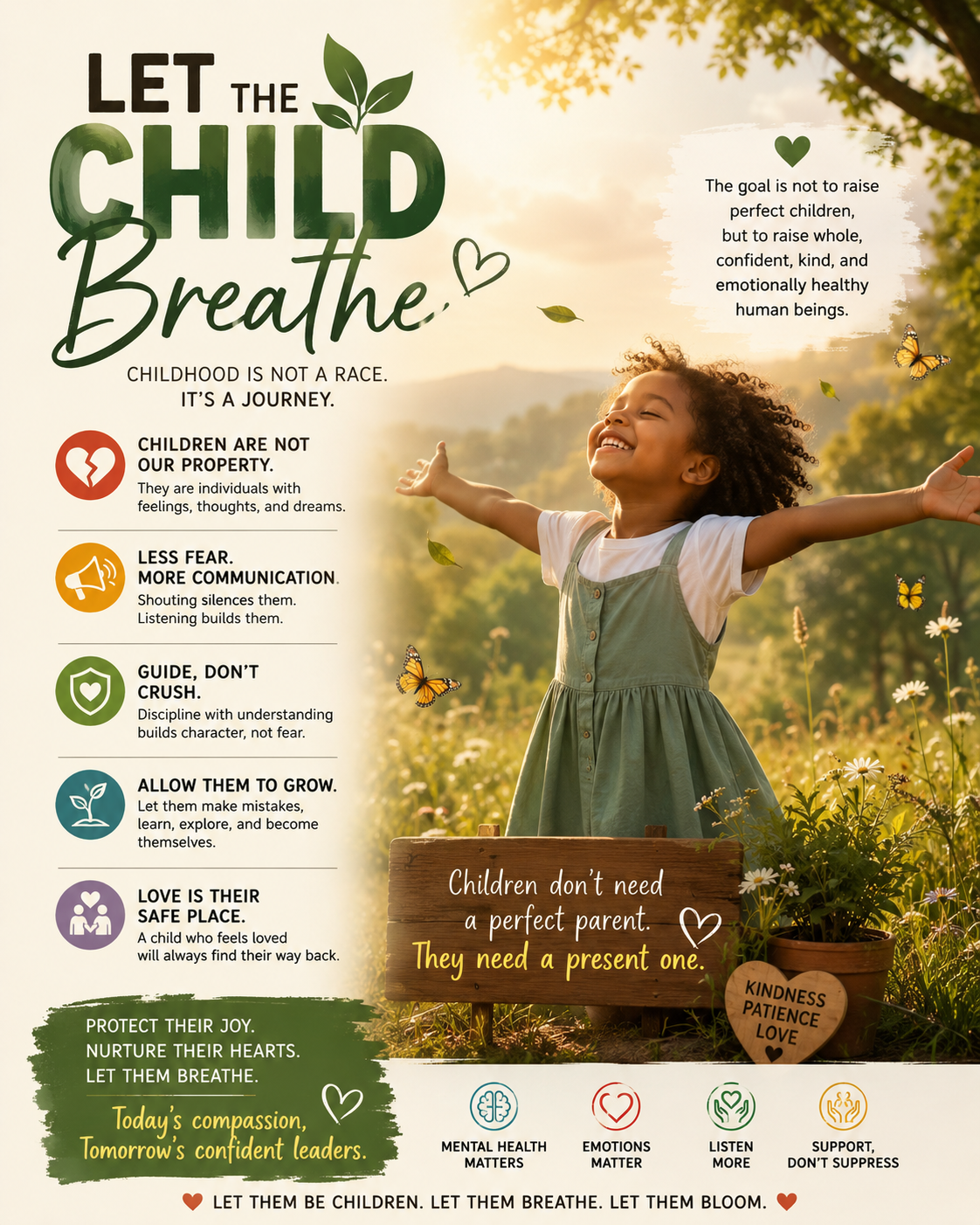 LET THE CHILD BREATHE π±
In a world filled with fear, violence, insecurity, and constant pressure,...