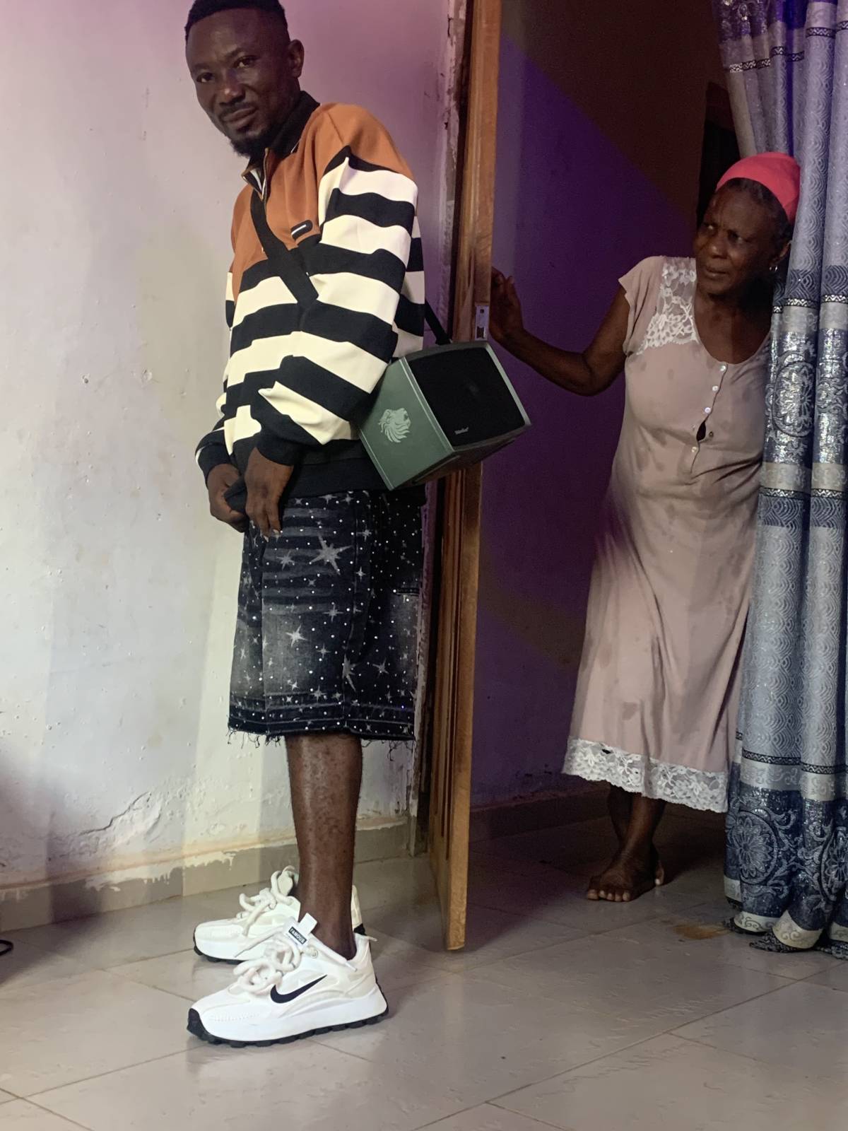 Mom so happy seeing his son making millions……. I pray that our mother/father will enjoy the fruits o...