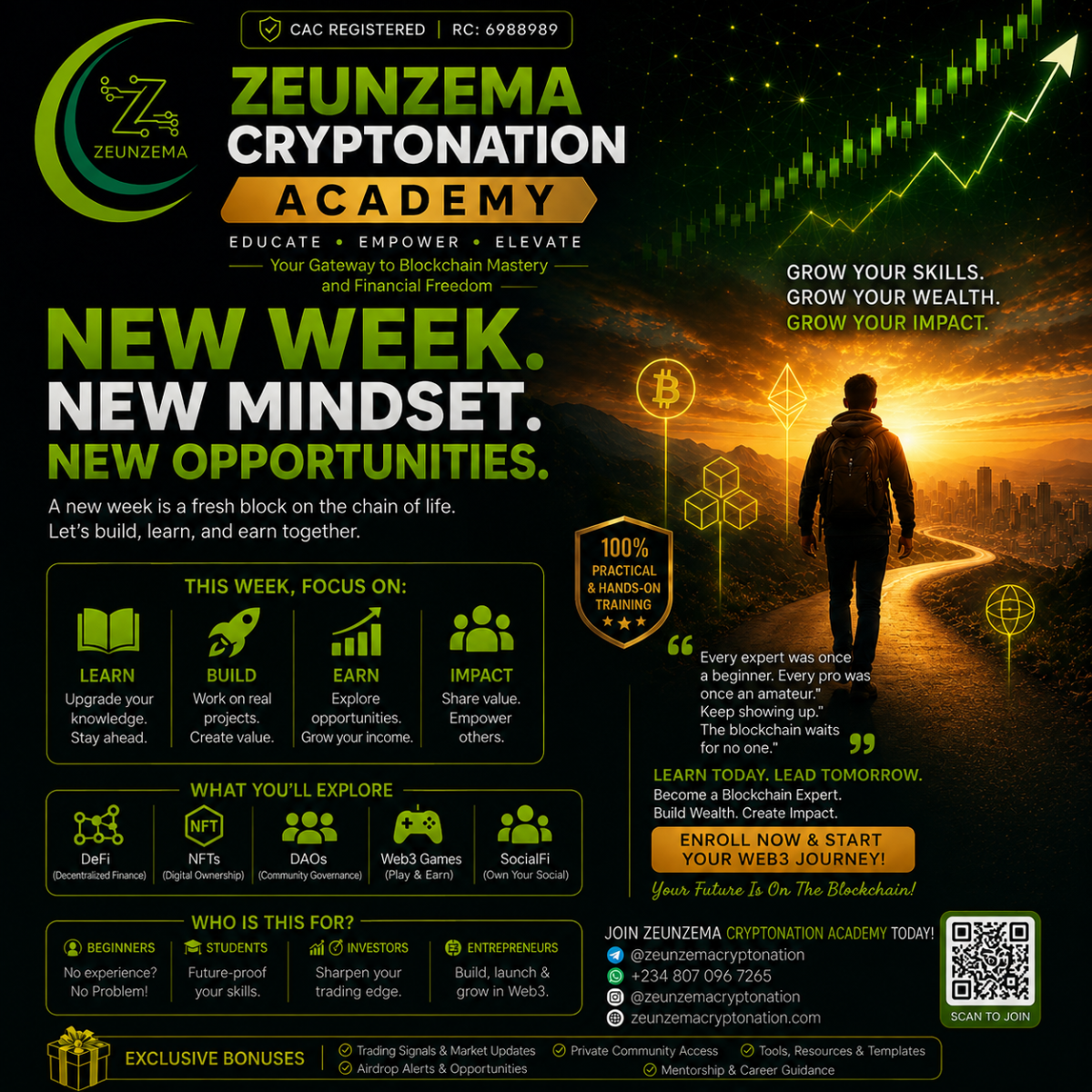 π NEW WEEK. NEW OPPORTUNITIES. NEW WINS.
The crypto market never sleeps β and neither should your...