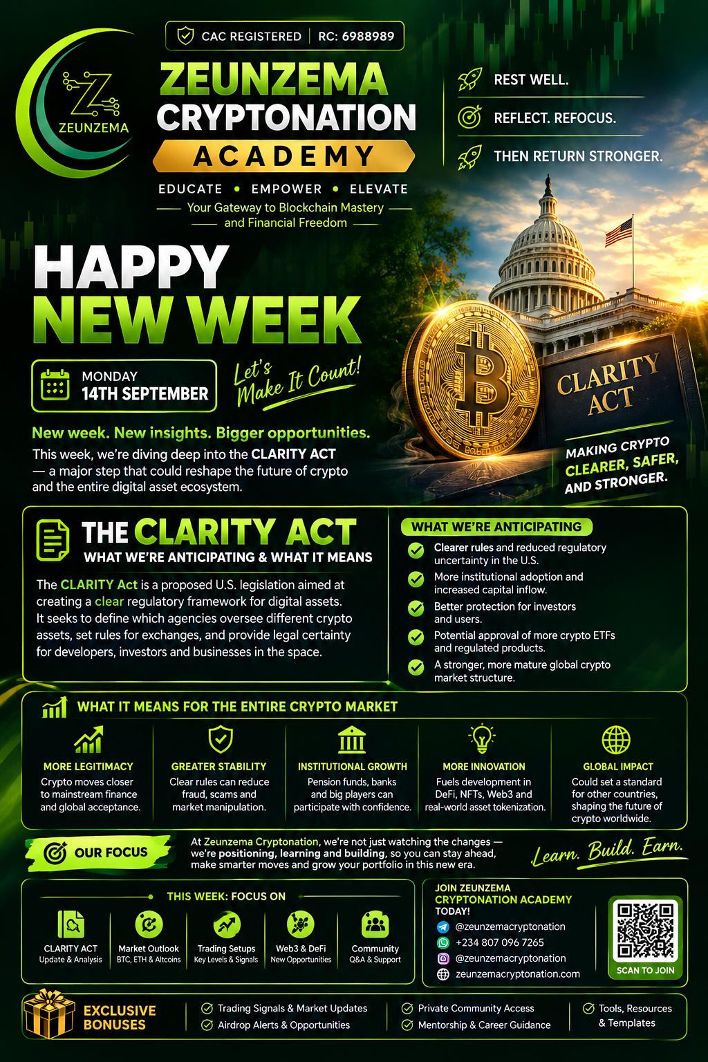 Happy New Week, Zeunzema Community! ๐
This week, all eyes are on the CLARITY Act and what it could...