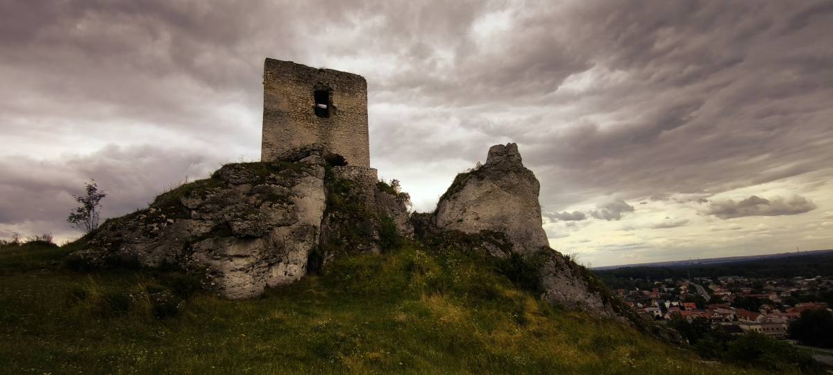 I visited The Olsztyn Castle ruins. a 14th-century medieval fortress built on a high limestone hill...