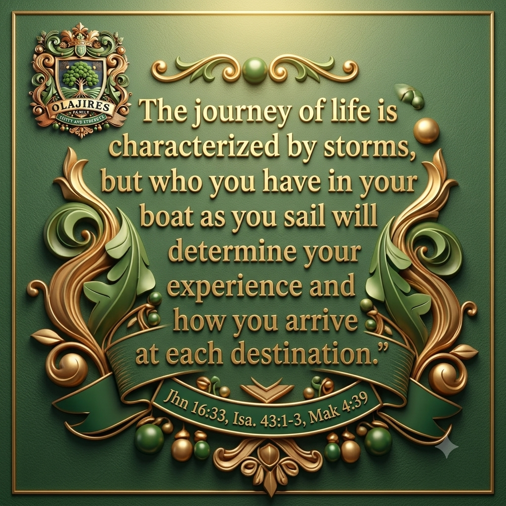 We must always learn to make good choices. Our choices affects our lives and others connected to us.
