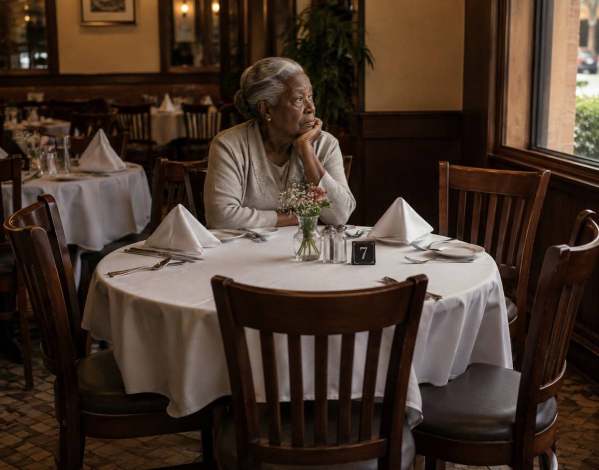 THE EMPTY CHAIR
A man walked into a restaurant and noticed an elderly woman sitting alone at a tabl...