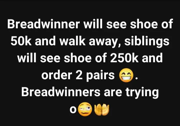 God will bless breadwinner